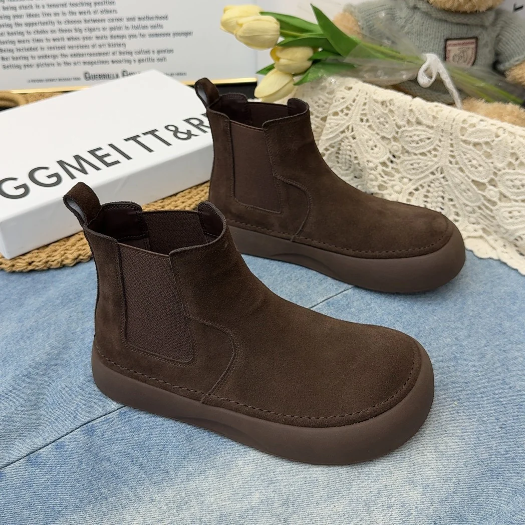Damen modische Chelsea Boots mit rutschfester Sohle und chicem Detail Heidi Mode - Image 3