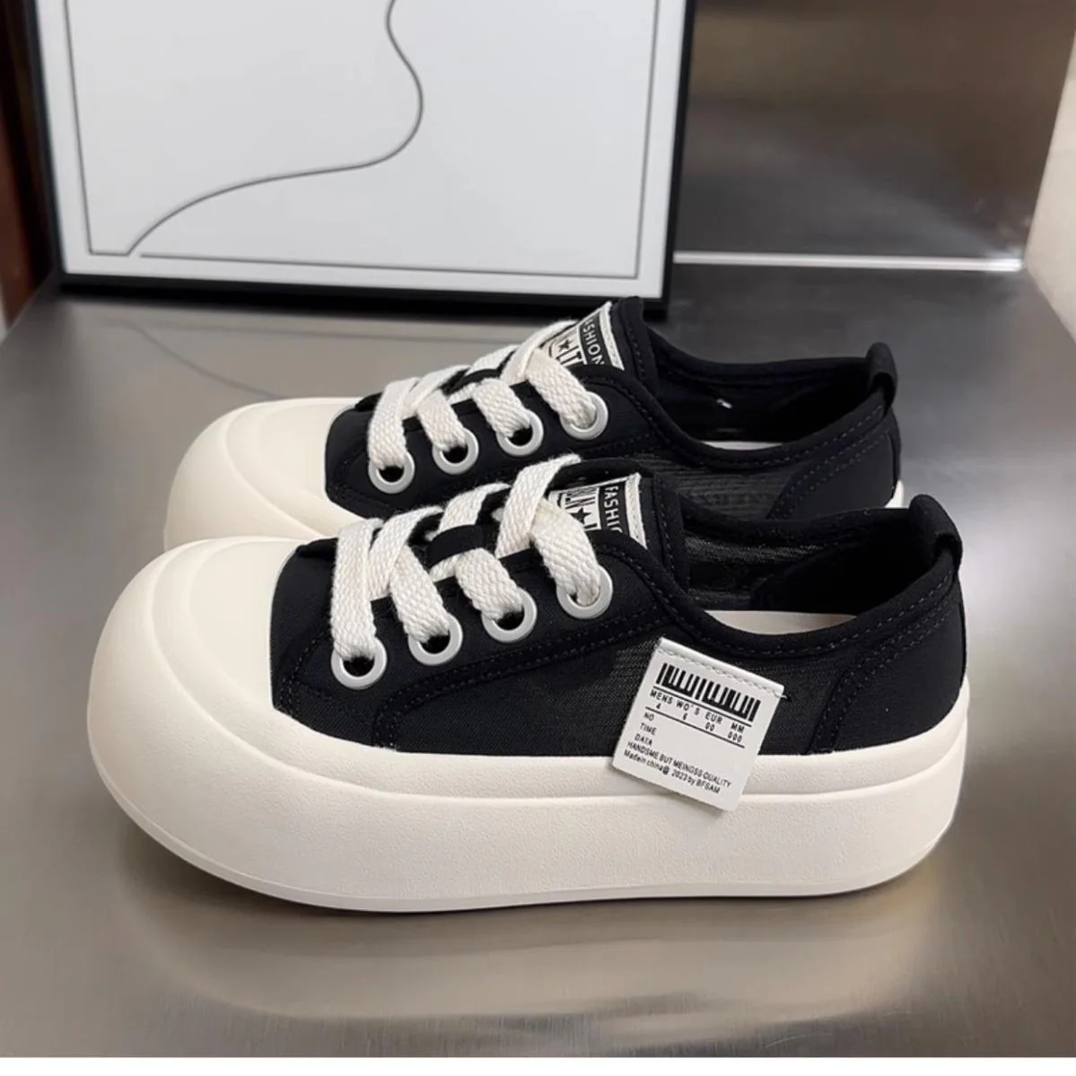 Damen modische Chunky-Sneaker mit bequemer Profilsohle Heidi Mode