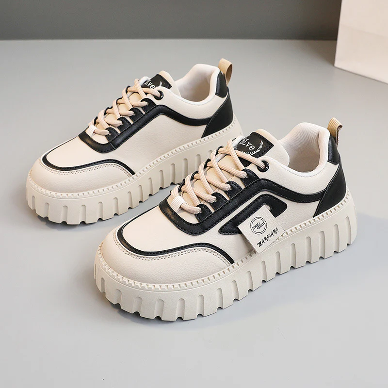 Damen modische Chunky Sneaker mit dämpfender Gummisohle und atemberaubendem Design Heidi Mode - Image 7