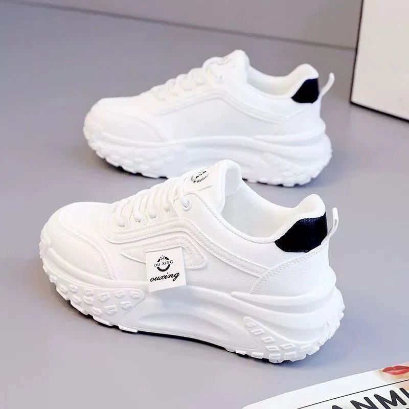 Damen modische Chunky-Sneaker mit dämpfender Sohle und rutschfester Laufsohle Heidi Mode - Image 3