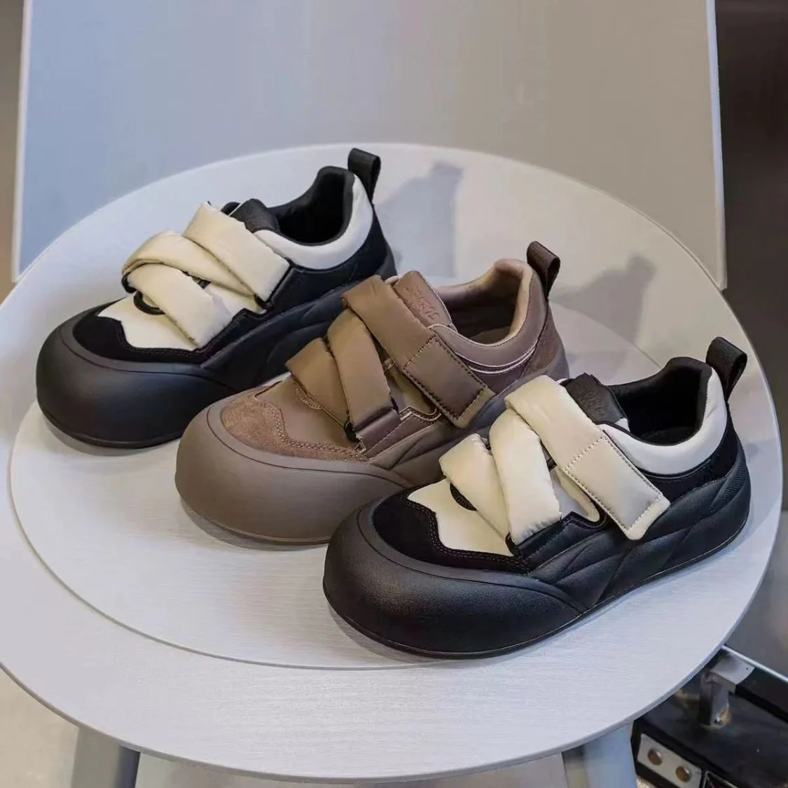 Damen modische Chunky-Sneaker mit komfortablem Sohlenprofil und atmungsaktivem Obermaterial Heidi Mode - Image 6