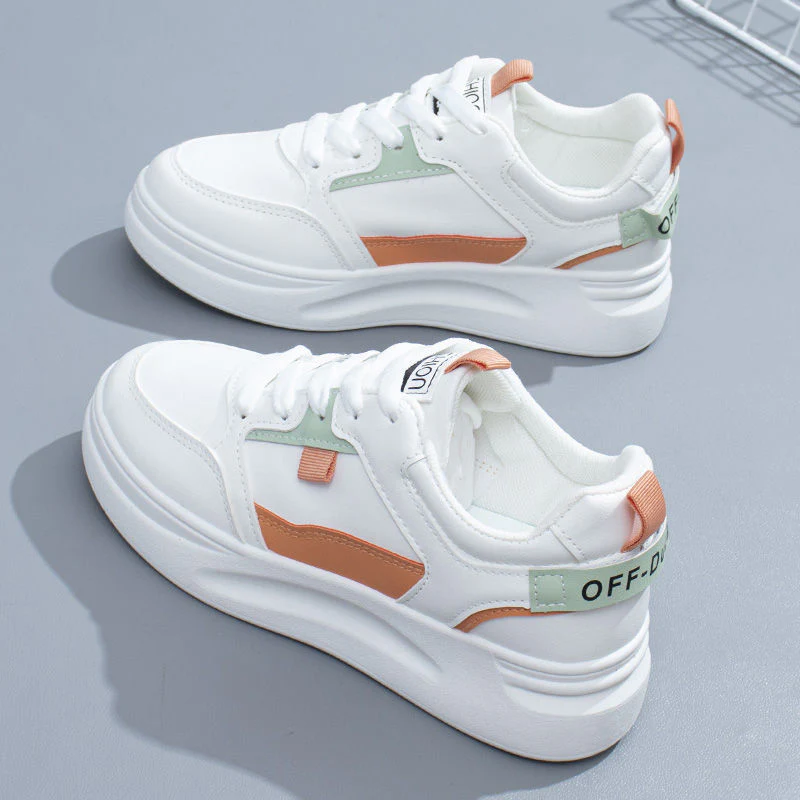 Damen modische Chunky-Sneaker mit verstärktem Fersenbereich und atmungsaktiver Sohlenkonstruktion Heidi Mode