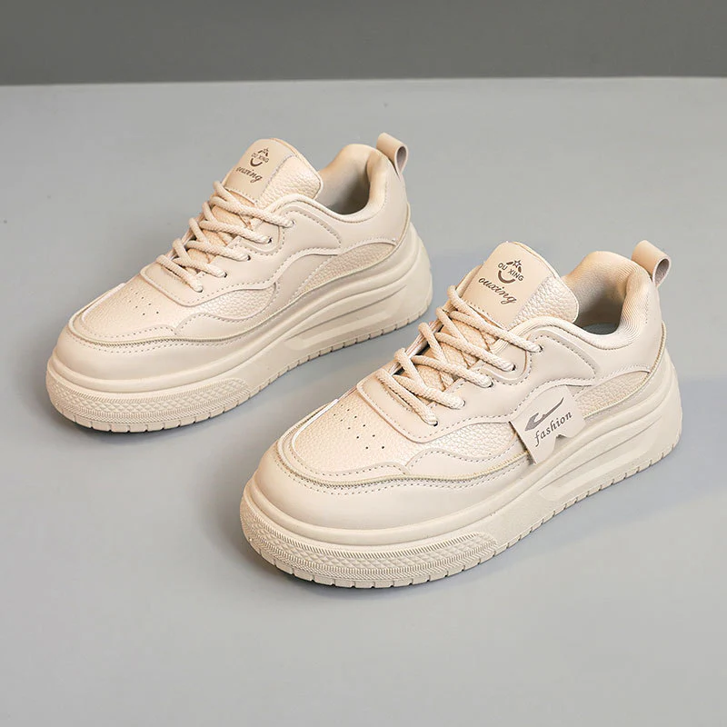 Damen modische chunky Sneakers mit atmungsaktivem Obermaterial und bequemer Dämpfung Heidi Mode