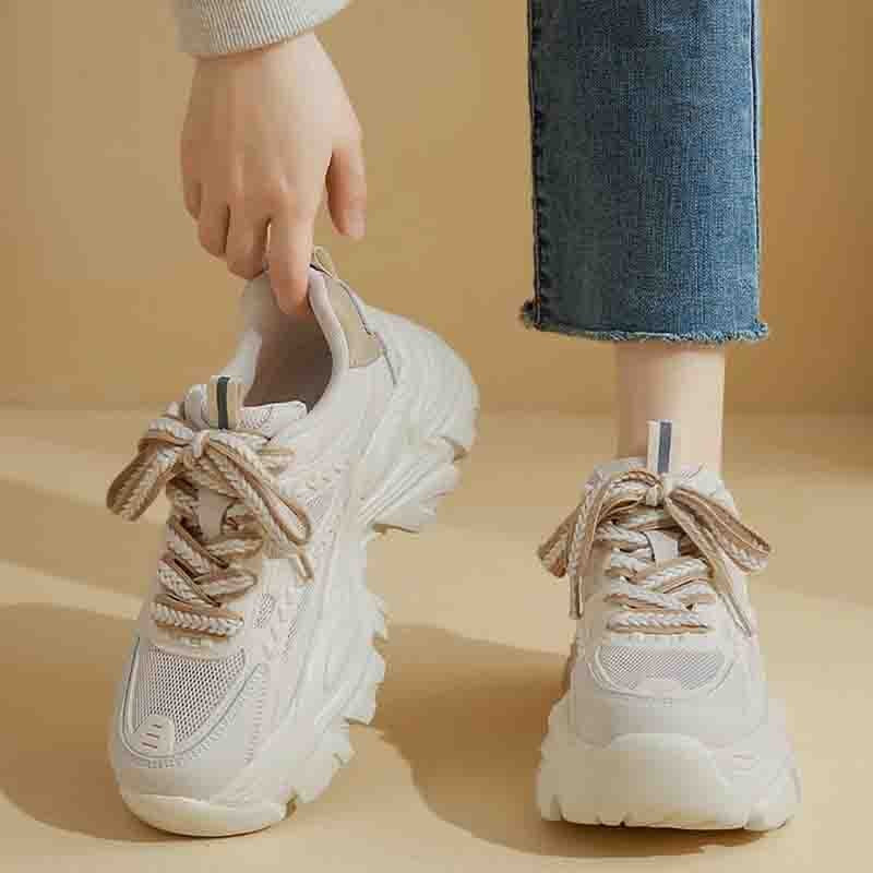 Damen Modische Chunky Sneakers mit atmungsaktiver Mesh-Konstruktion und komfortabler Dämpfung Heidi Mode - Image 2