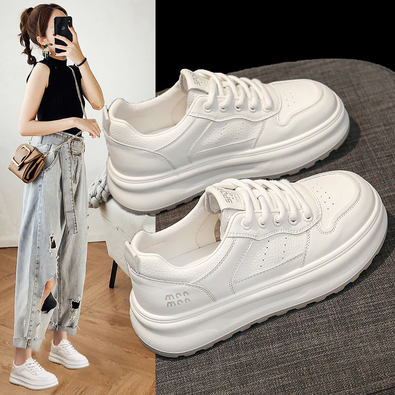 Damen Modische Chunky Sneakers mit atmungsaktiver Obermaterialstruktur Heidi Mode - Image 2