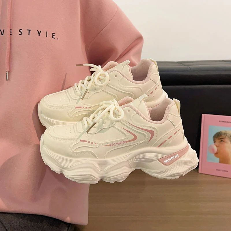 Damen Modische Chunky Sneakers mit dämpfendem Komfort und atmungsaktivem Obermaterial Heidi Mode - Image 4