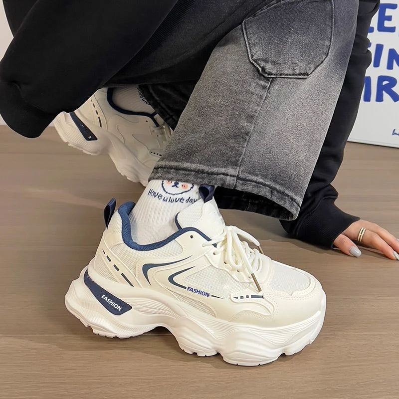 Damen Modische Chunky Sneakers mit dämpfendem Komfort und atmungsaktivem Obermaterial Heidi Mode - Image 6
