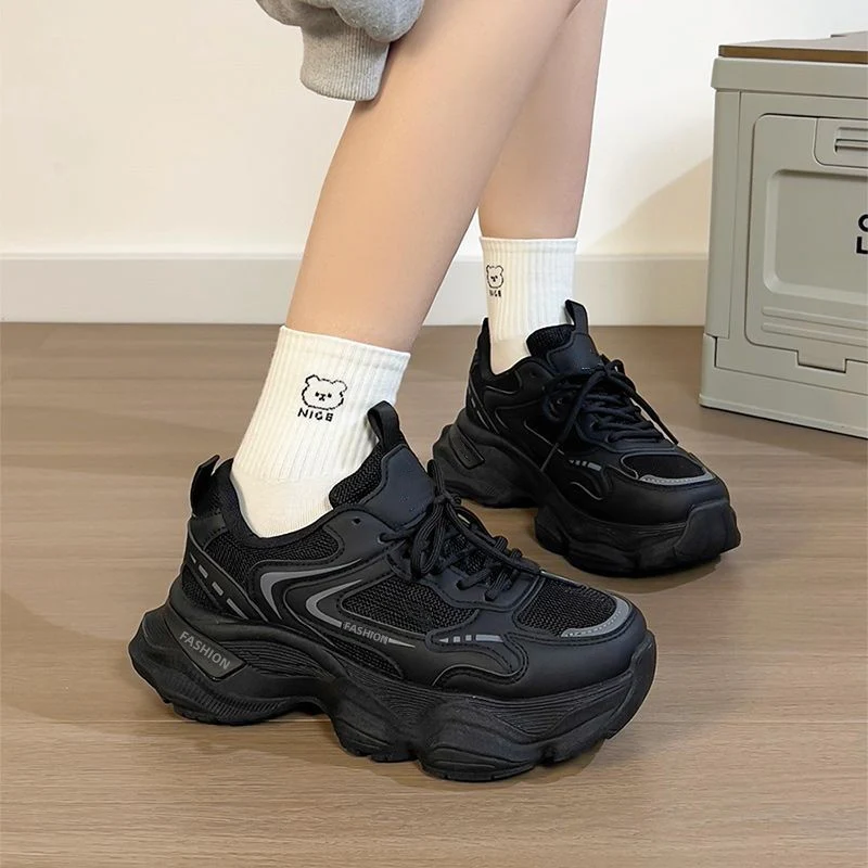 Damen Modische Chunky Sneakers mit dämpfendem Komfort und atmungsaktivem Obermaterial Heidi Mode - Image 8