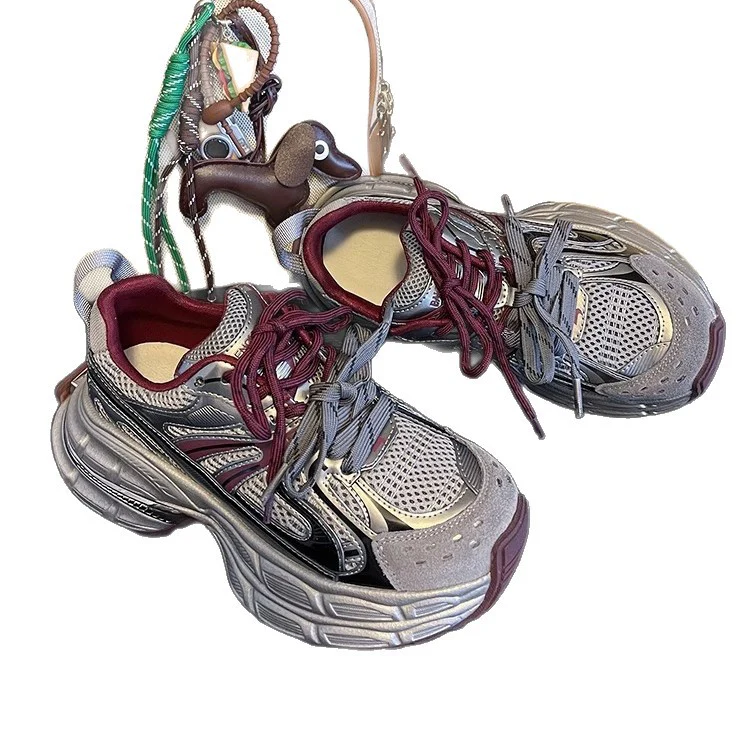 Damen Modische Chunky Sneakers mit dämpfender Sohle und atmungsaktivem Obermaterial Heidi Mode - Image 5