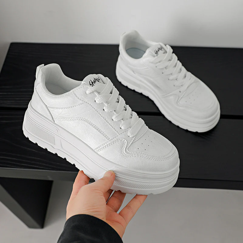 Damen Modische Chunky Sneakers mit elegantem Obermaterial und dämpfender Sohle Heidi Mode - Image 2