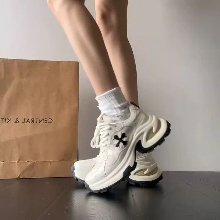 Damen Modische Chunky Sneakers mit innovativer Dämpfungstechnologie Heidi Mode - Image 4