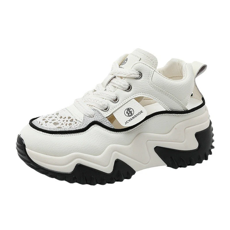 Damen Modische Chunky Sneakers mit luftdurchlässigem Obermaterial Heidi Mode - Image 5