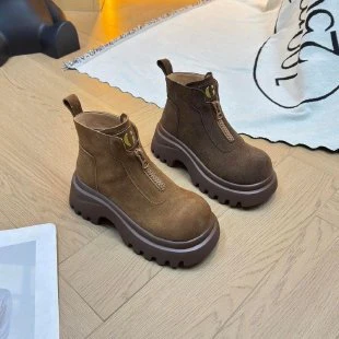 Damen Modische Chunky Stiefel mit robuster Profilsohle Heidi Mode - Image 4