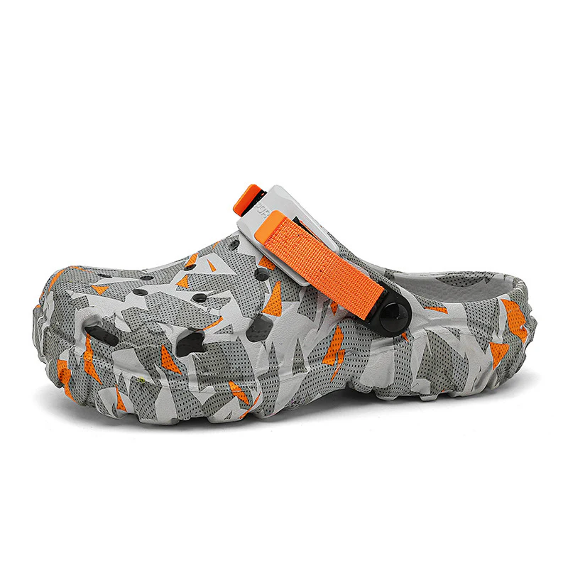 Damen modische Clogs mit einzigartigem grafischen Design und verstellbarem Riemen Heidi Mode - Image 7
