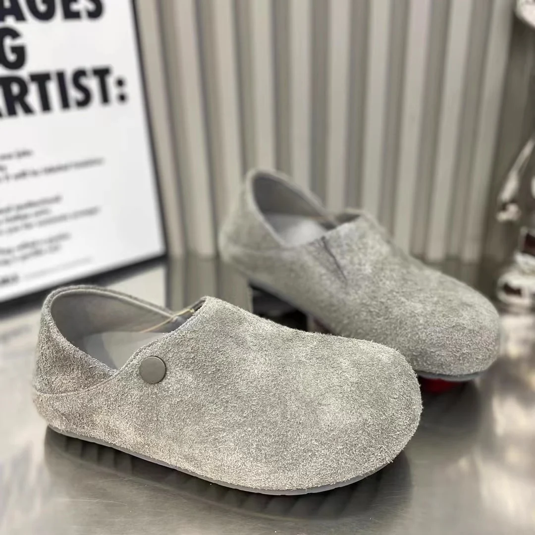 Damen Modische Clogs mit komfortablem Innenfutter und praktischem Druckknopfverschluss Heidi Mode - Image 2