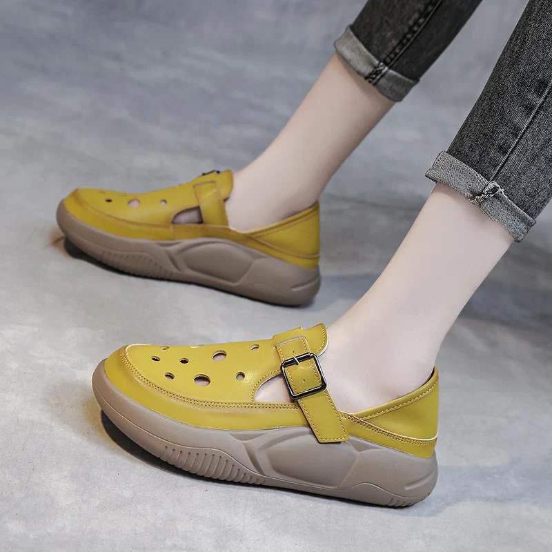 Damen modische Clogs mit praktischer Schnalle Heidi Mode - Image 2