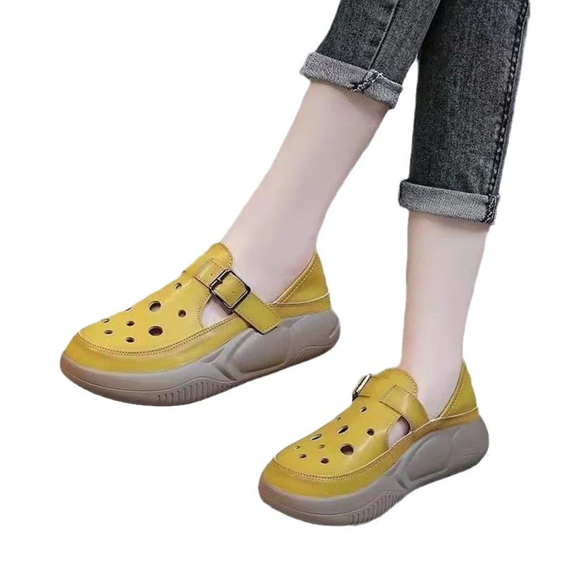 Damen modische Clogs mit praktischer Schnalle Heidi Mode - Image 5