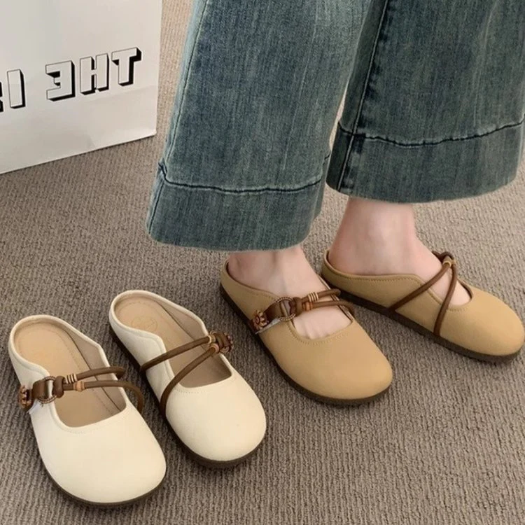 Damen Modische Clogs mit verstellbarem Riemen und komfortabler Sohle Heidi Mode - Image 5