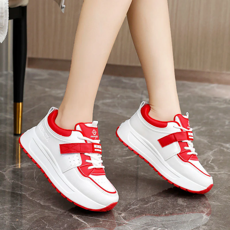 Damen modische Fitness-Sneaker mit dämpfender Sohle und atmungsaktivem Mesh-Heidi Mode - Image 3