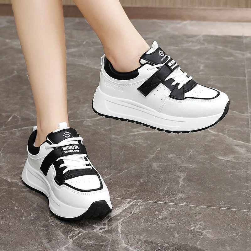 Damen modische Fitness-Sneaker mit dämpfender Sohle und atmungsaktivem Mesh-Heidi Mode - Image 4