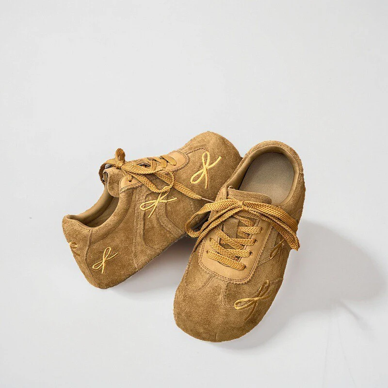 Damen modische Freizeit-Sneaker mit verspieltem Schleifen-Design und weichem Obermaterial Heidi Mode - Image 6
