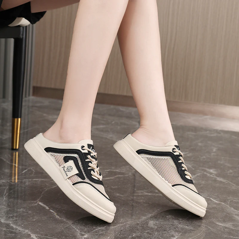 Damen modische Freizeitsneaker im lässigen Stil mit atmungsaktivem Mesh-Obermaterial Heidi Mode - Image 4