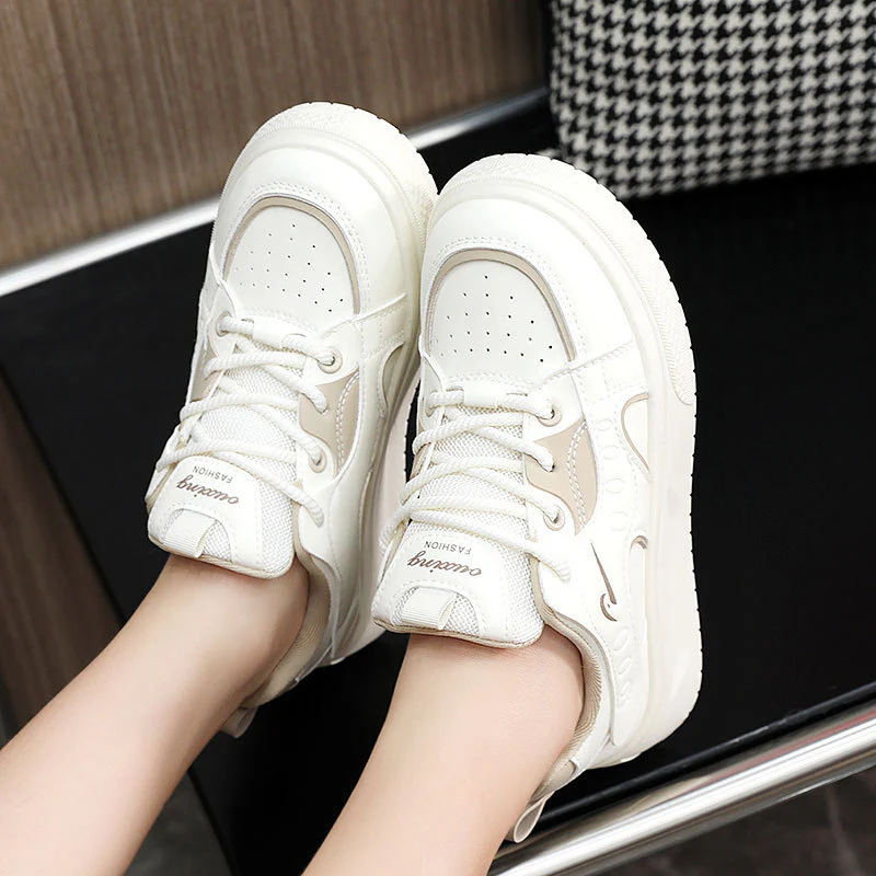 Damen modische Freizeitsneaker mit atmungsaktiver Oberflächenstruktur und dämpfender Sohle Heidi Mode - Image 4