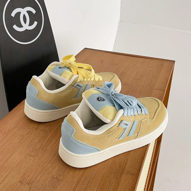Damen Modische Freizeitsneakers mit weichem Wildleder-Obermaterial und bunten Akzenten Heidi Mode - Image 2