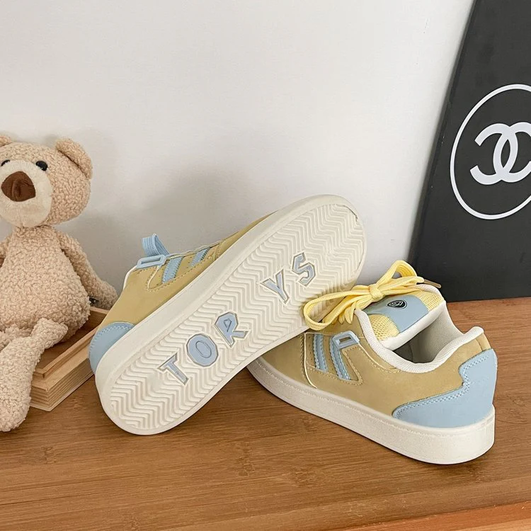 Damen Modische Freizeitsneakers mit weichem Wildleder-Obermaterial und bunten Akzenten Heidi Mode - Image 5