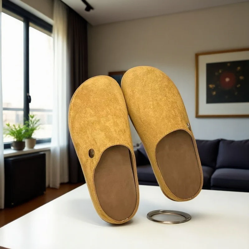 Damen Modische Hausschuhe aus hochwertigem Material mit komfortablem Fußbett Heidi Mode - Image 3