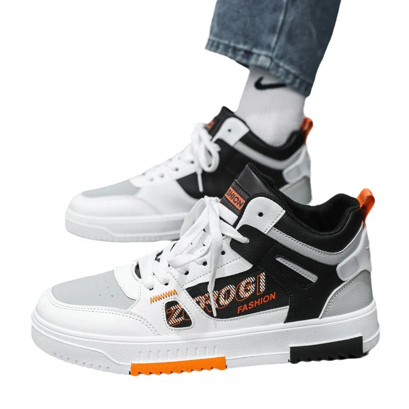Damen modische High-Top Sneakers mit atmungsaktiven Einsätzen und robuster Sohle Heidi Mode - Image 5