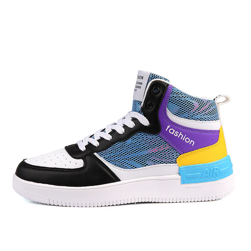 Damen Modische High-Top Sneakers mit atmungsaktiver Mesh-Oberfläche und dämpfender Sohle Heidi Mode - Image 5