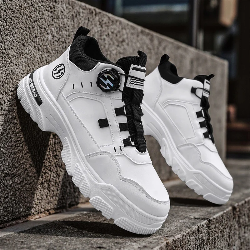 Damen modische High-Top Sneakers mit atmungsaktiver Struktur und innovativer Schnürtechnologie Heidi Mode - Image 4