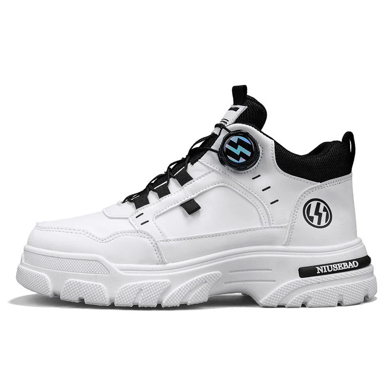 Damen modische High-Top Sneakers mit atmungsaktiver Struktur und innovativer Schnürtechnologie Heidi Mode - Image 5