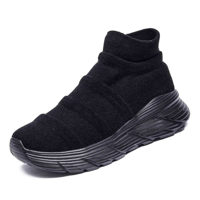 Damen Modische High-Top Sneakers mit elastischem Obermaterial Heidi Mode - Image 6
