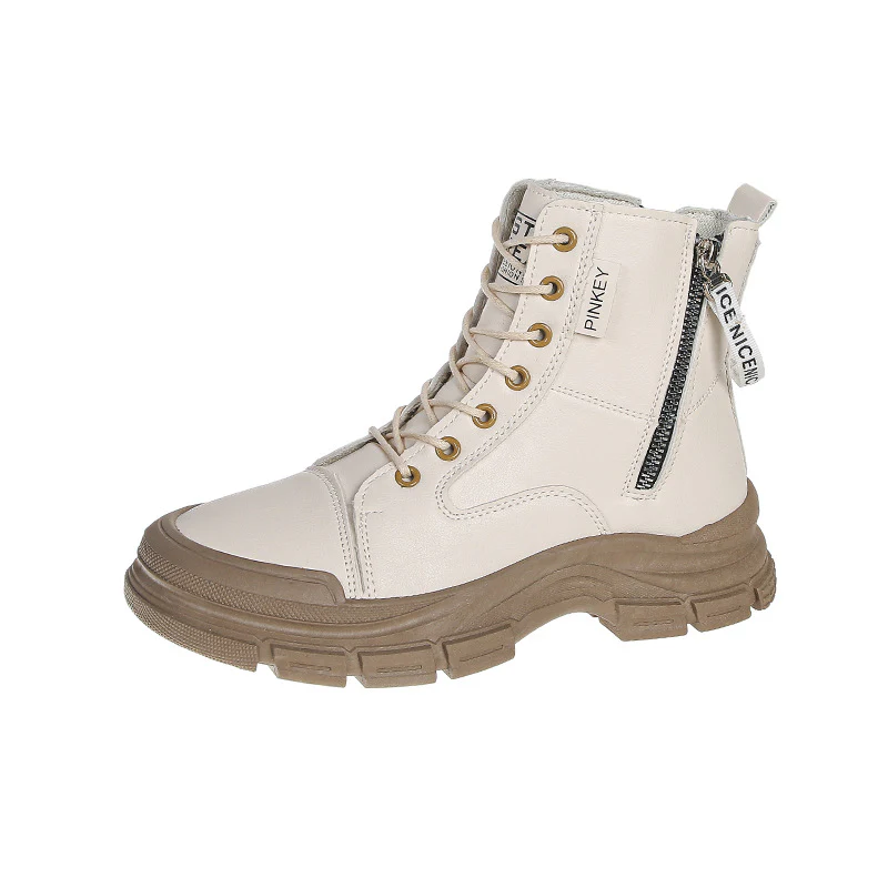 Damen modische High-Top Sneakers mit praktischem Reißverschluss und atmungsaktiver Sohle Heidi Mode - Image 8