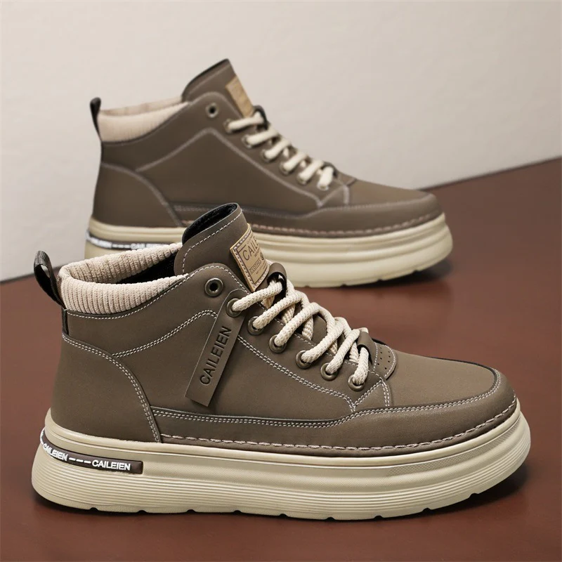 Damen Modische High-Top Sneakers mit robuster Sohle und gepolsterter Innensohle Heidi Mode - Image 2