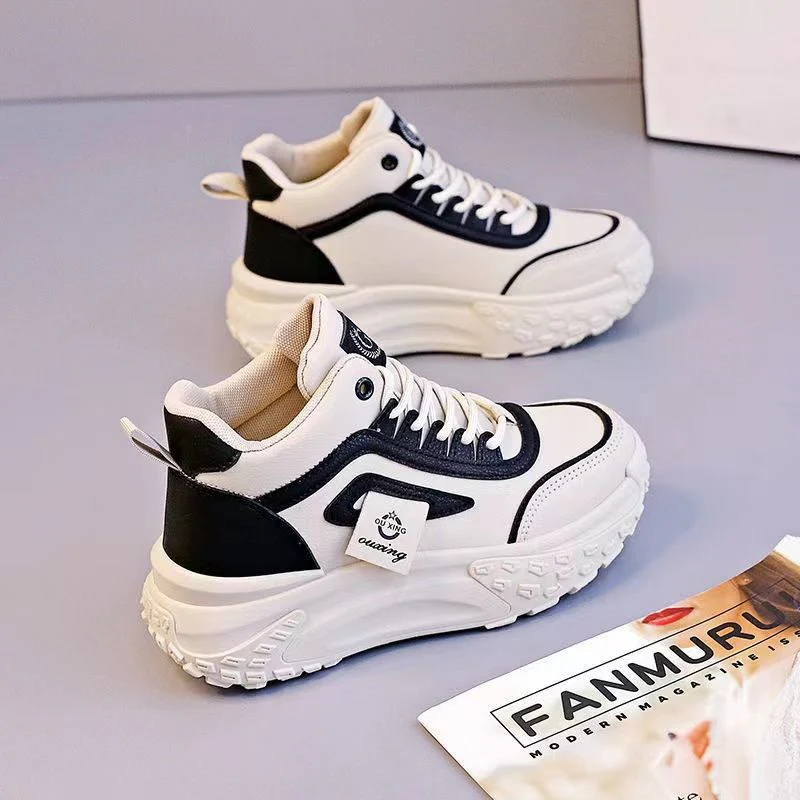 Damen modische High-Top Sneakers mit stoßdämpfender Sohle Heidi Mode - Image 3