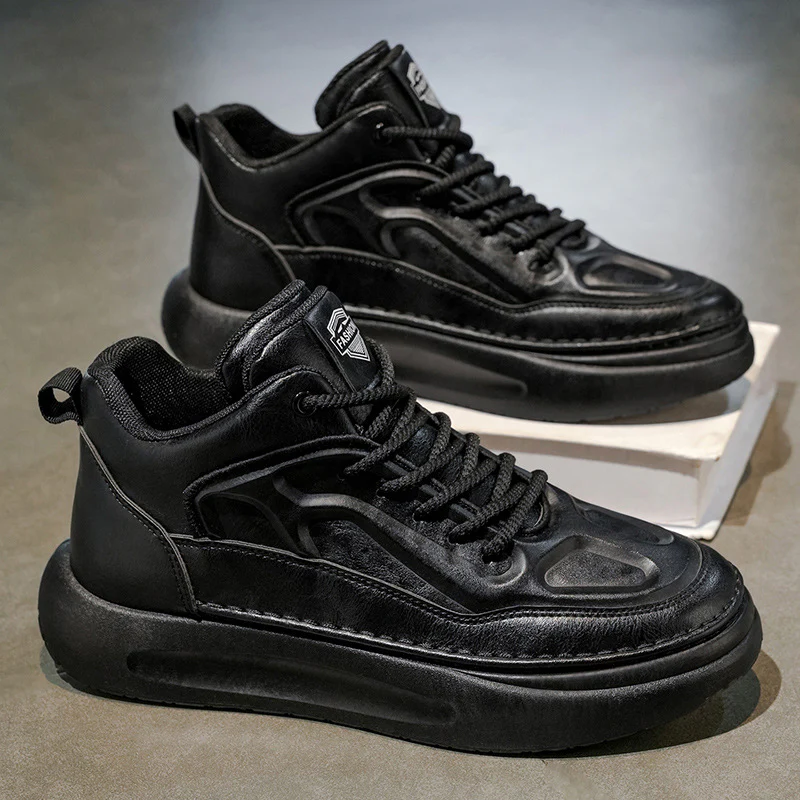 Damen Modische High-Top Sneakers mit strapazierfähigem Obermaterial und dämpfender Sohle Heidi Mode - Image 4