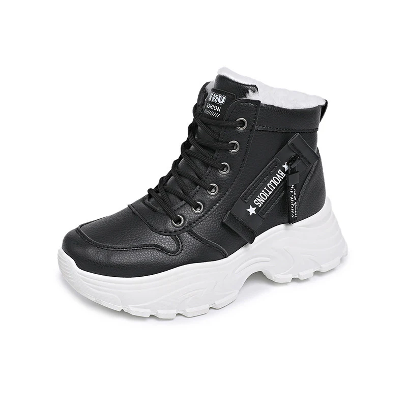 Damen modische High-Top Sneakers mit trendy Reißverschluss und komfortablem Innenfutter Heidi Mode - Image 8