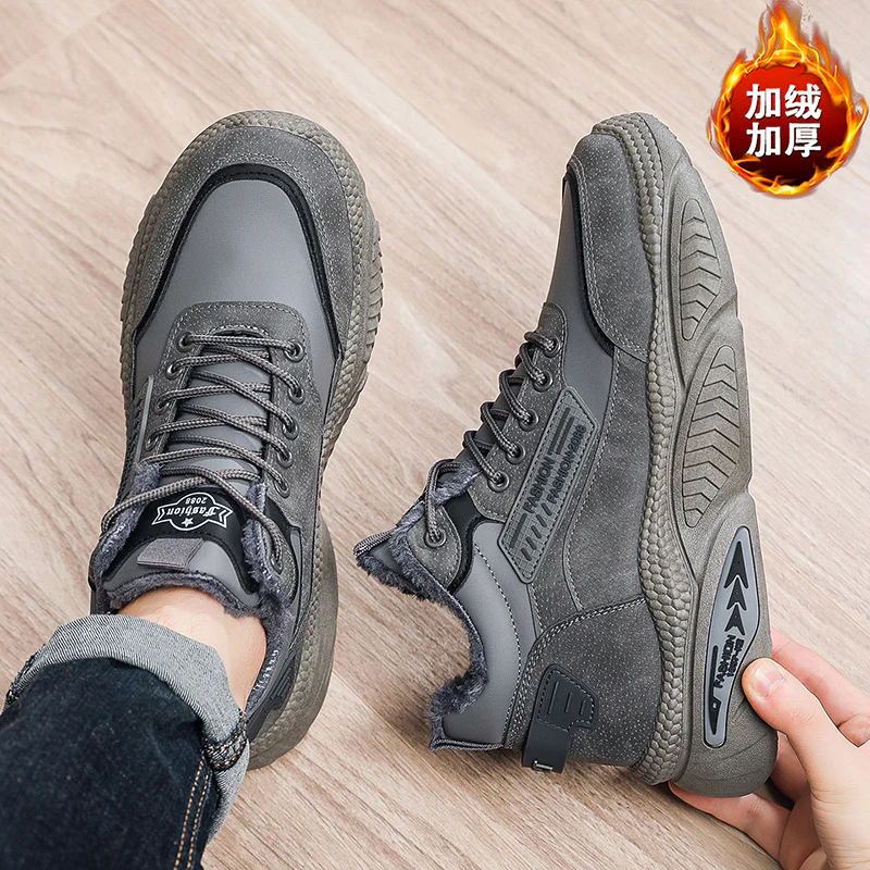 Damen Modische High-Top Sneakers mit warmem Innenfutter und rutschfester Sohle Heidi Mode - Image 2