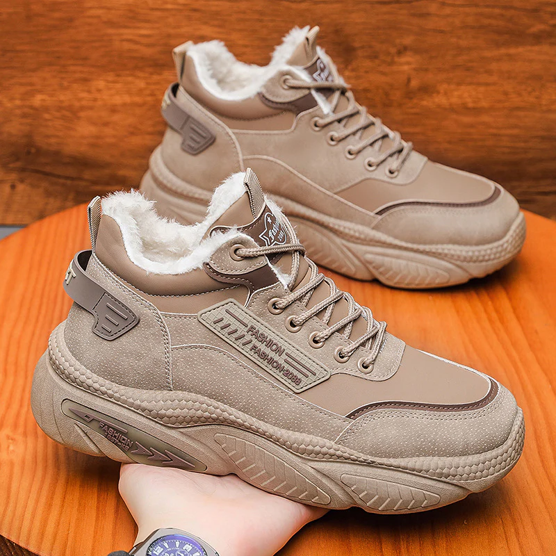 Damen Modische High-Top Sneakers mit warmem Innenfutter und rutschfester Sohle Heidi Mode - Image 6
