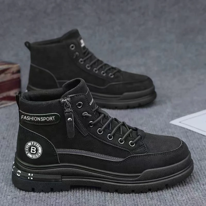 Damen Modische High-Top Stiefel mit robustem Sohlenprofil und praktischem Reißverschluss Heidi Mode - Image 3