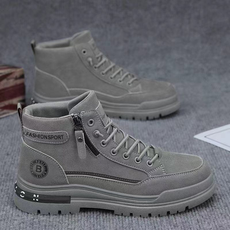 Damen Modische High-Top Stiefel mit robustem Sohlenprofil und praktischem Reißverschluss Heidi Mode - Image 6