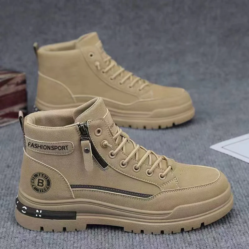 Damen Modische High-Top Stiefel mit robustem Sohlenprofil und praktischem Reißverschluss Heidi Mode - Image 7