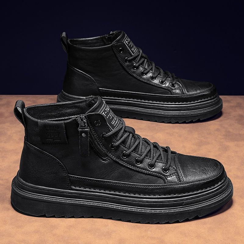 Damen Modische High-Top Stiefel mit rutschfester Sohle und praktischem Reißverschluss Heidi Mode - Image 4