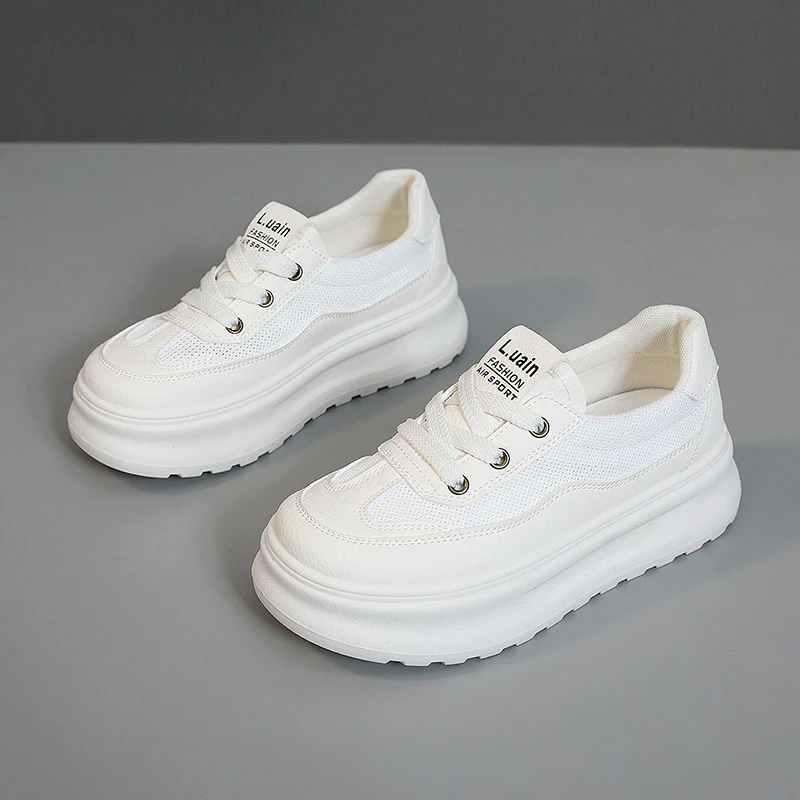 Damen modische Lifestyle Sneaker mit dicker Laufsohle und atmungsaktivem Obermaterial Heidi Mode - Image 2