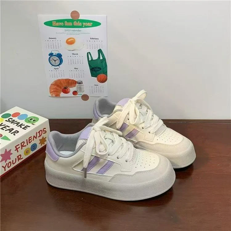 Damen Modische Low-Top Sneakers mit atmungsaktiver Sohle und auffälligem Design Heidi Mode - Image 4