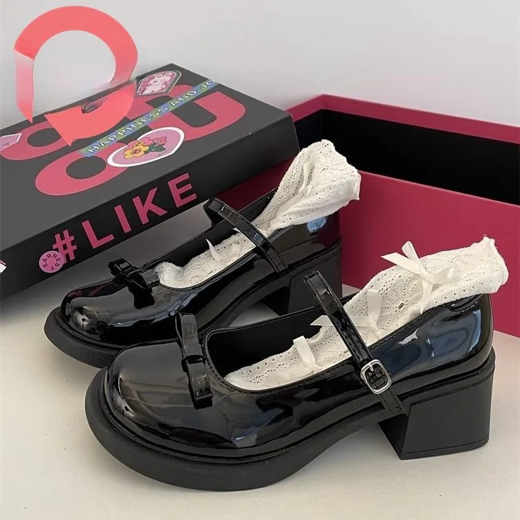 Damen Modische Mary Jane Pumps mit auffälliger Schnalle und bequemem Absatz Heidi Mode - Image 6