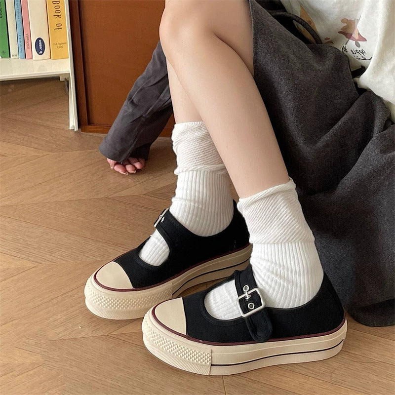 Damen Modische Mary Jane Schuhe mit verstellbarem Riemen und weicher Sohle Heidi Mode - Image 7
